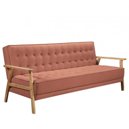 LS-591 Pink : Ghế Sofa Băng Ngã Thành Giường